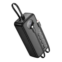 УМБ HOCO Sabio fully compatible power bank with 3 cables J132B 30000mAh |1USB/1Type-C, 22.5W/3A, PD/QC|