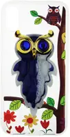 Чохол накладка TOTO TPU Case Decorative Stones IPhone X Owls Purple