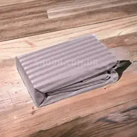 Простирадло на резинці страйп сатин Febo Stripe Satin Бузковий