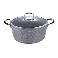 Кастрюля с крышкой Berlinger Haus Gray Stone TouСh Line BH-1152-N 4.1 л 24 см
