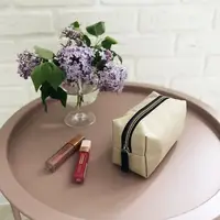 Компактна косметичка 13*7*7 см ORGANIZE (бежевий)