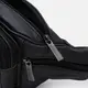 Мужская кожаная сумка на пояс Borsa Leather K1428f-black