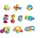 Набор погремушек Hola, 10 предметов, звуковые эффекты. Multicolor (112416)