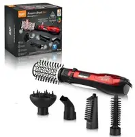 Фен-щетка для волос Rotative Brush RAF R416 ∙ Брашинг для укладки волос с насадками 5 в 1, 1200Вт