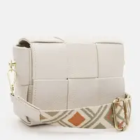 Жіноча шкіряна сумка Borsa Leather K12118w-white