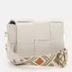 Женская кожаная сумка Borsa Leather K12118w-white