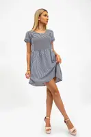 Сукня жіноча синя з білим 112R495