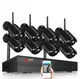 Комплект WiFi видеонаблюдения Anran 8сh 1080P AR-03NB