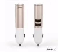 Гарнитура-зарядка Remax bluetooth RB-T11С gold