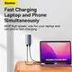 Адаптер сетевой Baseus GaN5 Pro Ultra-Slim Fast Charger C+U 65W (Overseas Edition) (CCGP150113)