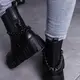 Ботинки женские Fashion Leith 3463 40 размер 25,5 см Черный