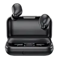 Беспроводные Bluetooth наушники Haylou T15 с чехлом-аккумулятором Черный