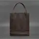 Кожаная женская сумка шоппер Бэтси темно-коричневый Crazy Horse