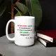 Кружка "Незнание закона", Белый, русский, Деревянная подарочная коробка с гравировкой, 425 мл