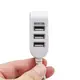Блок питания на 3 USB 2.1A с кабелем micro USB (случайный цвет) (3310)