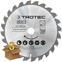 Диск пиляльний Trotec 150х16х2,1 HW24 Wood (3 шт) (6215001320)