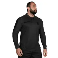 Поло Paladin Long LT CoolPass Pique Light Чорне (7367), XXXXL