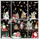 Набор новогодних наклеек на окно Happy New Year 6 14575 20х30 см 9 листов