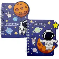 Блокнот на пружине "Космос" 12x12 см, 60 л (микс видов)