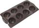 Форма силиконовая для выпечки кексов Lessner Chef Choco 10244 33х17,5х3 см коричневая