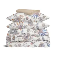 Двуспальная постель с простыней на резинке FLORAL ORNAMENT CS2