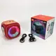 Портативная Bluetooth колонка TG359 7W с RGB подсветкой Громкая блютуз колонка Цвет: красный