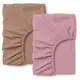 Набор простыней на резинке из вареного хлопка 180х200 BLUSH SAND