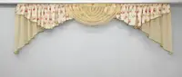 Ламбрекен  на карниз 3м., колір бежевий з золотистим. Код 050л  60-072