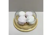 Блюдо з кришкою кругле Olens Бамбук 102-627 21,2х8,1 см