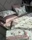 Постельное белье евро с 2 одеялами из сатина Laura Grand Print 1 20709 20712 см