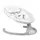 Укачивающий центр для ребенка MoMi Kenani Light grey с Bluetooth / Детский шезлонг качели для новорожденных