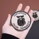 Набор шевронов 2 шт на липучке Побреюсь после победы 8 см черный и беж вышитый патч нашивка шеврон