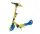 Двухколесный самокат Scale Sports SS-80, складной, ручной тормоз, Led-фонарик. Yellow and blue (966353580)