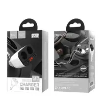 Адаптер автомобильный Hoco Power ocean Z28 |2USB, 3.1A|