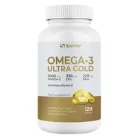 Жирные кислоты Sporter Omega-3 Ultra Gold, 120 капсул