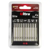 Биты TORX 10×50мм ¼" 10шт S2 (блистер) ULTRA (4015482)