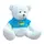Мягкая игрушка Попелюшка Медвежонок Патриот сердце-флаг 19см (ZL5672)