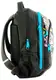 Молодежный рюкзак с абстракцией PASO 21L BDD-367 черный