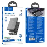 УМБ HOCO Tourer  power bank with magnetic fast charging Q18 10000mAh |Type-C/1USB, QC/PD, 22,5W/3A|