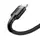 Кабель USB Baseus Cafule Type-C 3A 0.5m, Gray+Black (CATKLF-AG1)