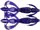 1551-14-35 Силікон Keitech Crazy Flapper 2.4" (10 шт / уп) #04 violet