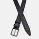 Мужской кожаный ремень Borsa Leather 115v1fx71-black