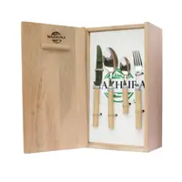Набір столових приборів Mazhura Beech Wood MZ-505921 24 предмета