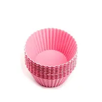 Силиконовая форма для кексов 10 шт Сon Brio СB-674-Pink