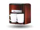 Кофеварка 2 чашки 500Вт 300мл 220В Domotec MS-0705 Red цвет: красный