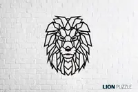 Пазл интерьерный деревянный на стену LION 48,7x60,5x0,7см 250эл Лев EWA