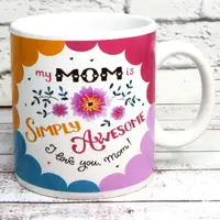 Кружка для мамы Моя мама потрясающая - My mom awesome 600 мл