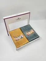 Подарунковий набір рушників Premium Bamboo 500 g/m2 50х90см 2 шт. Love Hardal - Mint