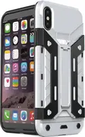 Чехол-накладка TOTO With Card insert function Amor Back Cover case iPhone X Silver