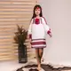 Костюм-вишиванка Moderika Україночка з баскою червоний 98